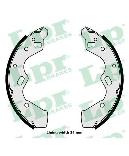 LPR Колодки барабанные