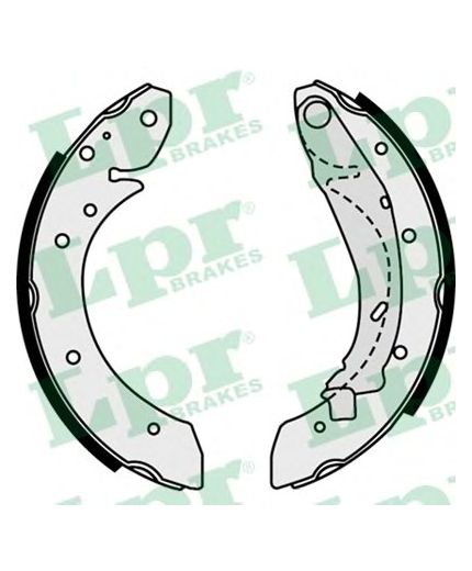 LPR Колодки барабанные