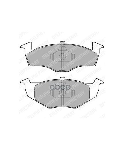 Delphi Колодки дисковые передние