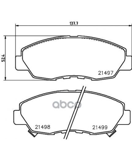 NISSHINBO Колодки дисковые передние