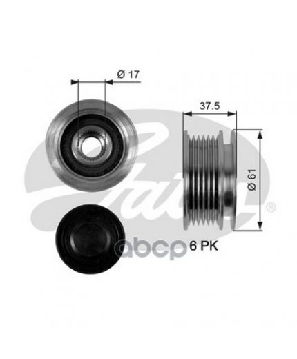 GATES Шкив генератора