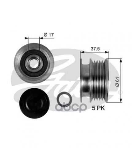 GATES Шкив генератора