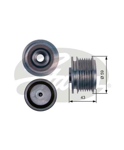 GATES Шкив генератора