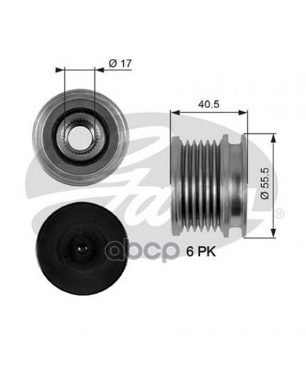 GATES Шкив генератора