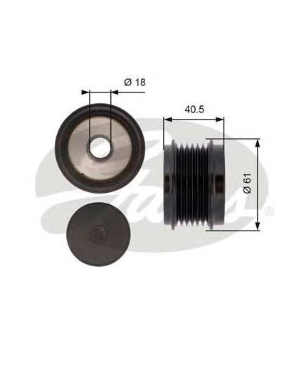 GATES Шкив генератора