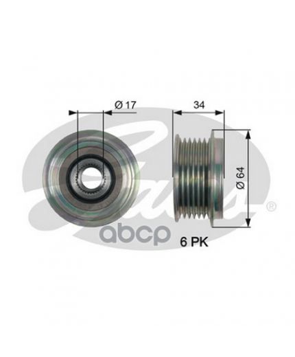GATES Шкив генератора