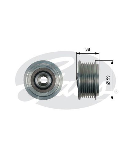 GATES Шкив генератора