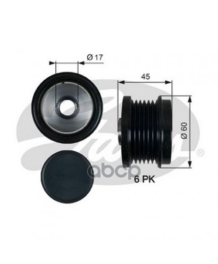 GATES Шкив генератора