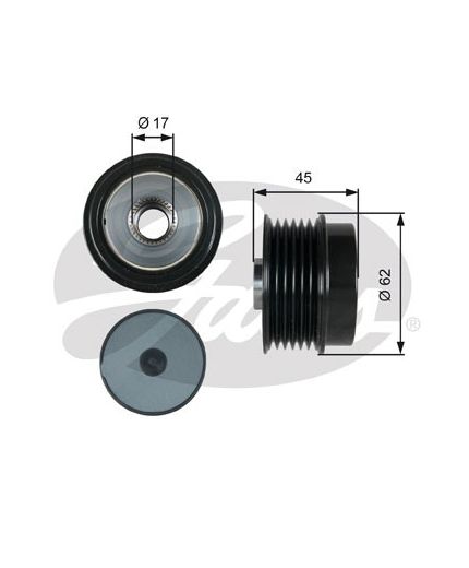 GATES Шкив генератора