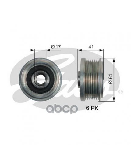 GATES Шкив генератора