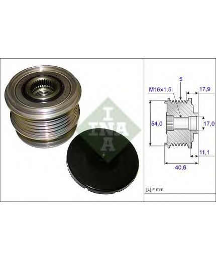 INA Шкив генератора