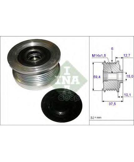 INA Шкив генератора