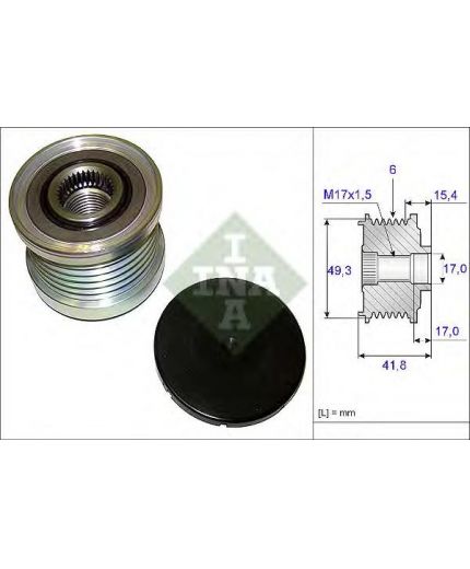 INA Шкив генератора