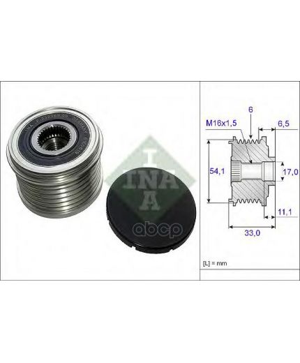 INA Шкив генератора