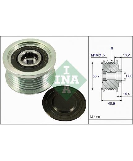 INA Шкив генератора