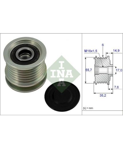 INA Шкив генератора