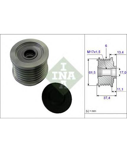 INA Шкив генератора