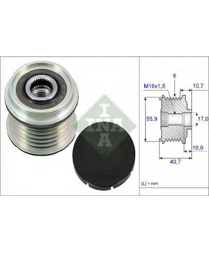 INA Шкив генератора