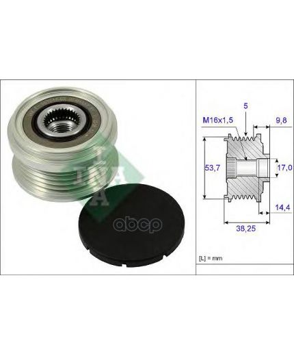 INA Шкив генератора