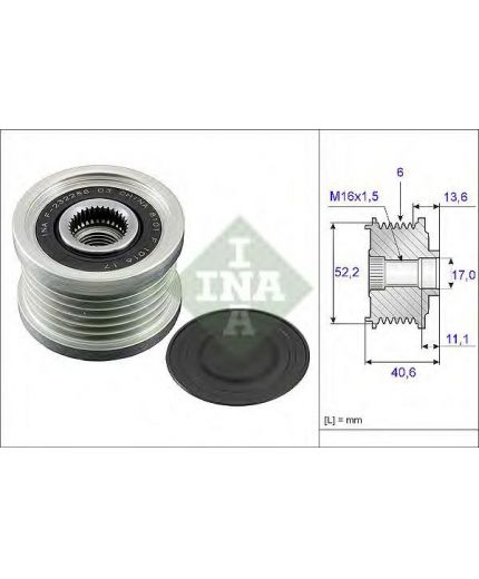 INA Шкив генератора