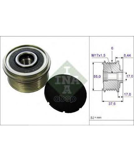 INA Шкив генератора