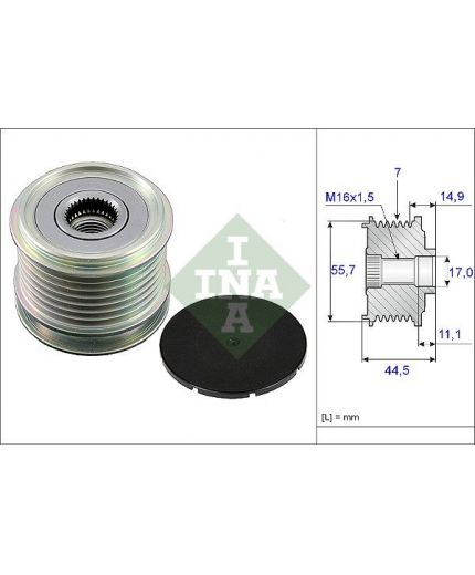 INA Шкив генератора