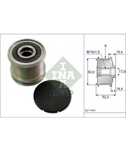 INA Шкив генератора