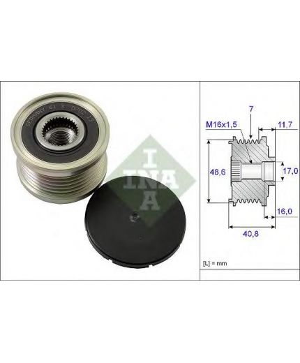 INA Шкив генератора
