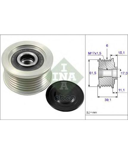 INA Шкив генератора