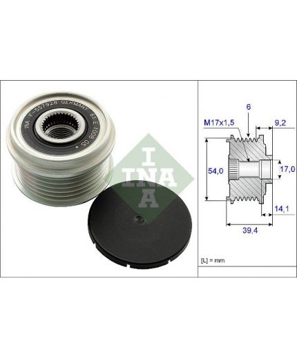 INA Шкив генератора