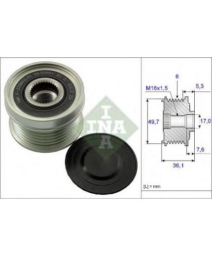 INA Шкив генератора