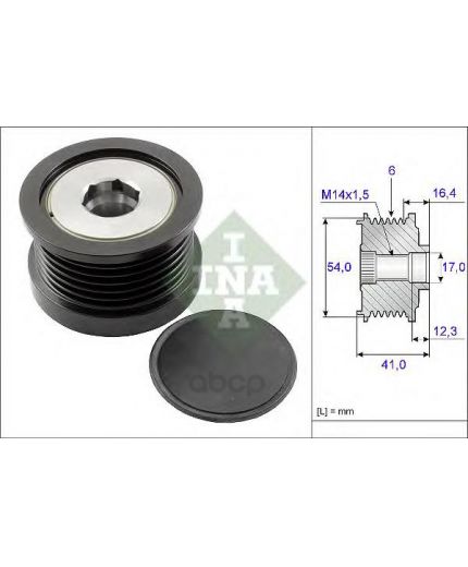INA Шкив генератора