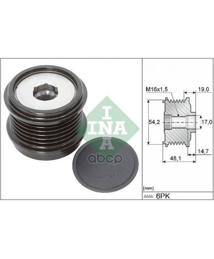 INA Шкив генератора