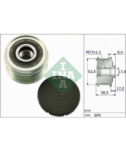 INA Шкив генератора