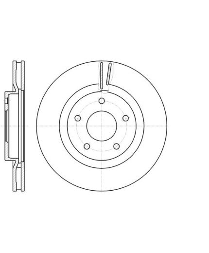 REMSA Тормозной диск передний