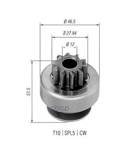 Magneti Marelli Бендикс стартера