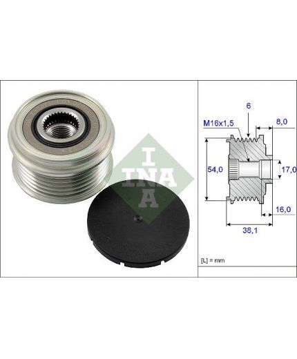 INA Шкив генератора