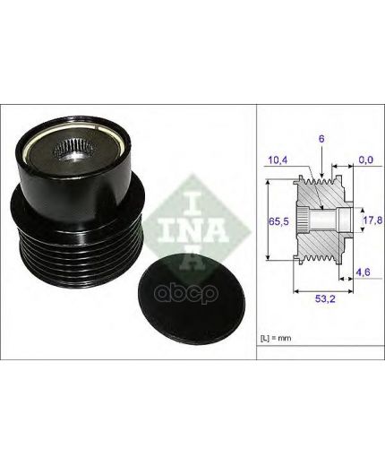 INA Шкив генератора