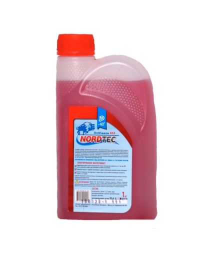 Антифриз NORDTEC RED красный G12 1кг