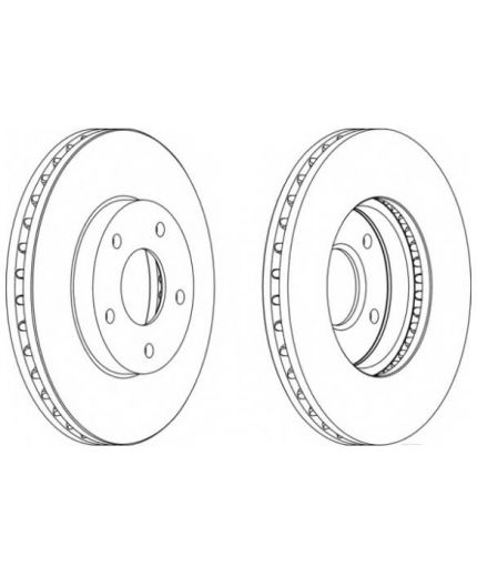 TRW Тормозной диск передний