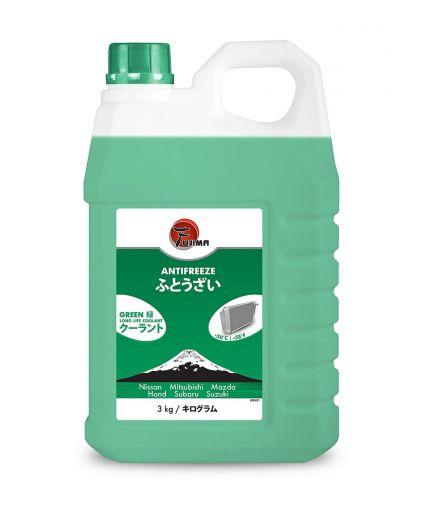 Антифриз FUJIMA LongLife GREEN зеленый -50°C 3кг
