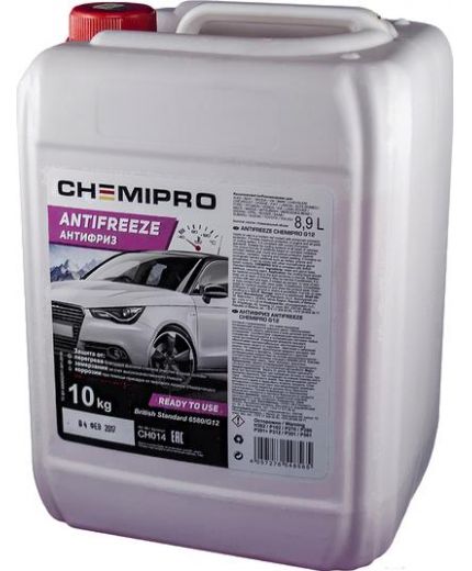 Антифриз CHEMIPRO RED красный G12 10кг 8,9л