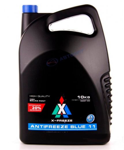 Антифриз X-FREEZE BLUE синий -45°С 10кг 8,9л