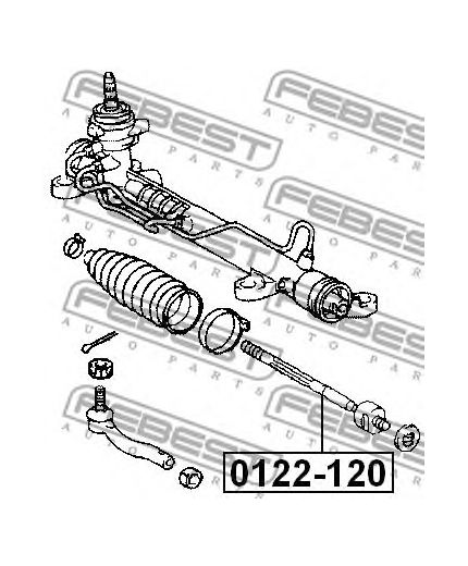 FEBEST Тяга рулевая