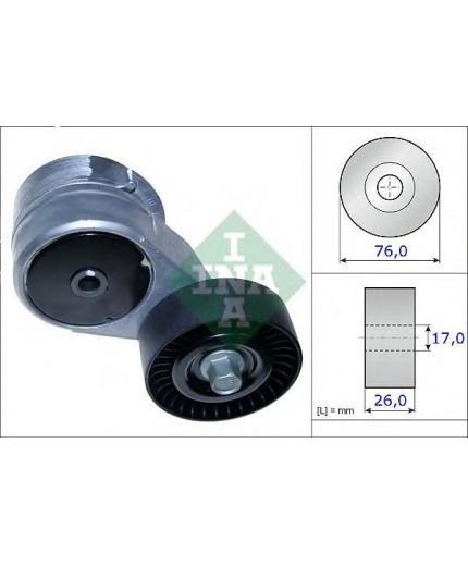 INA Ролик натяжной (с механизмом натяжения)