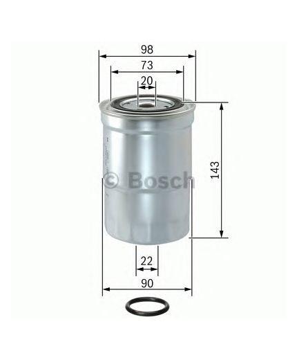 BOSCH Фильтр топливный Фото 3