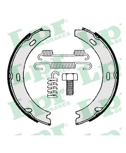 LPR Колодки барабанные