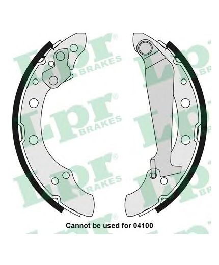 LPR Колодки барабанные