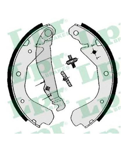 LPR Колодки барабанные