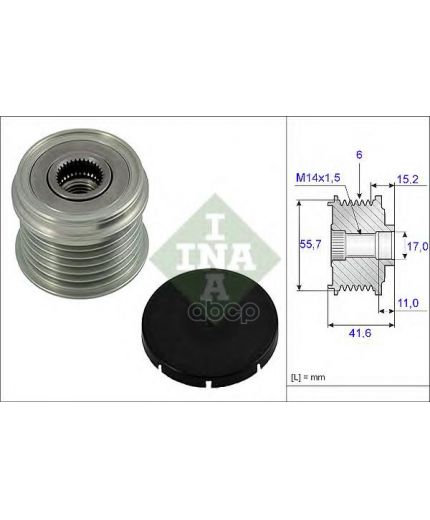 INA Шкив генератора